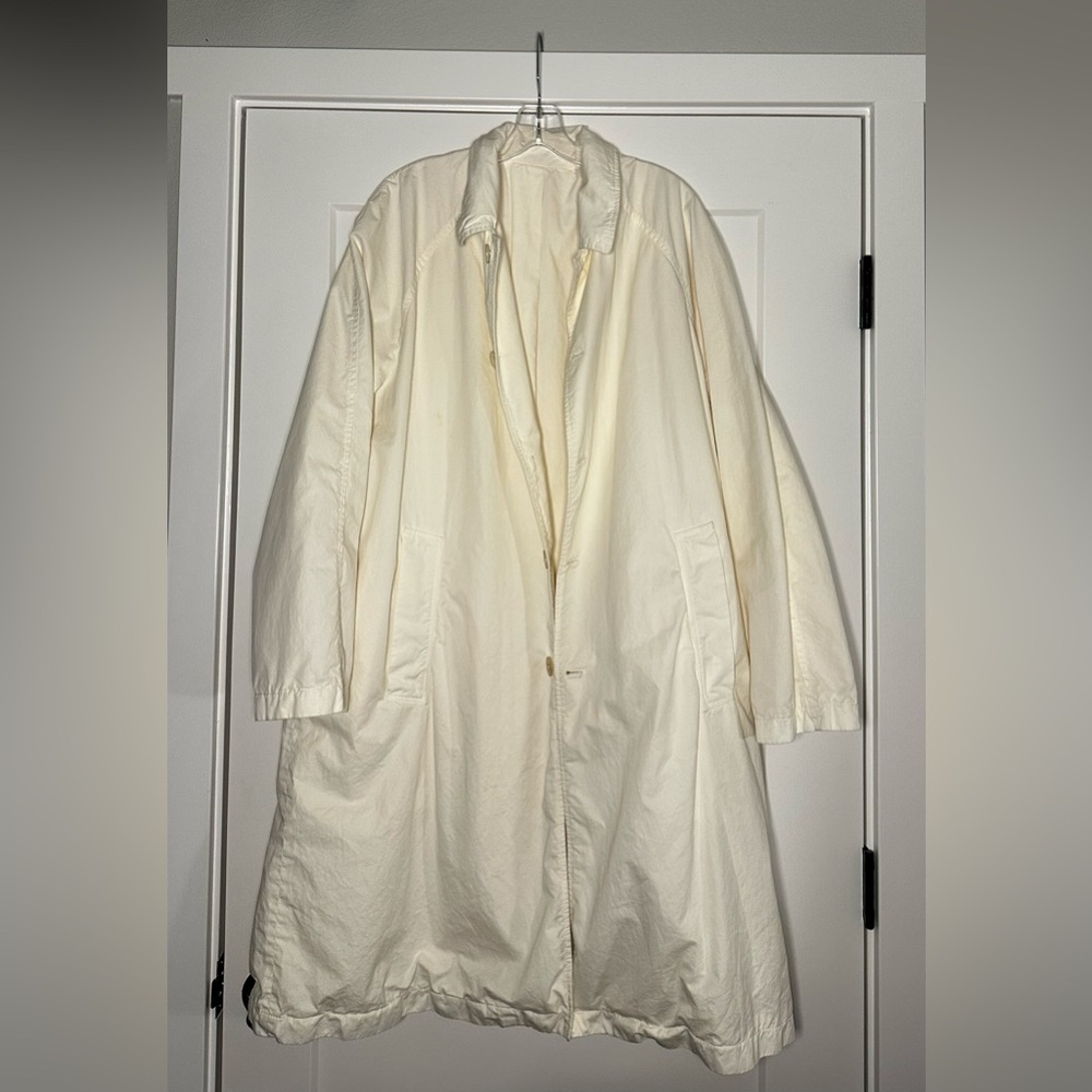 Zara Women's Ivory Trench Coat